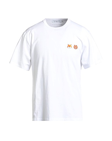 MAISON KITSUNÉ Basic T-Shirt White 100% Cotton