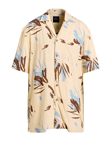 MARCIANO by GUESS Patterned shirt 80% Viscose, 20% Linen