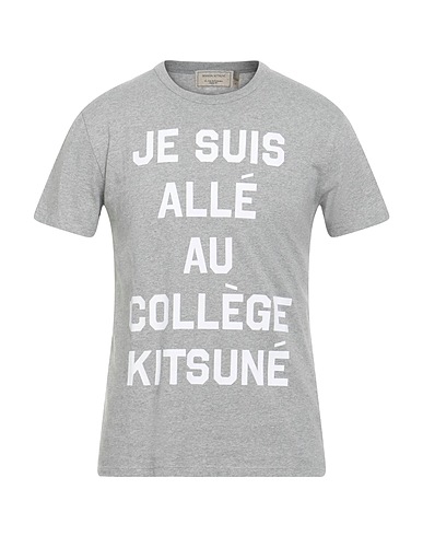 MAISON KITSUNÉ T-shirt Grey 100% Cotton