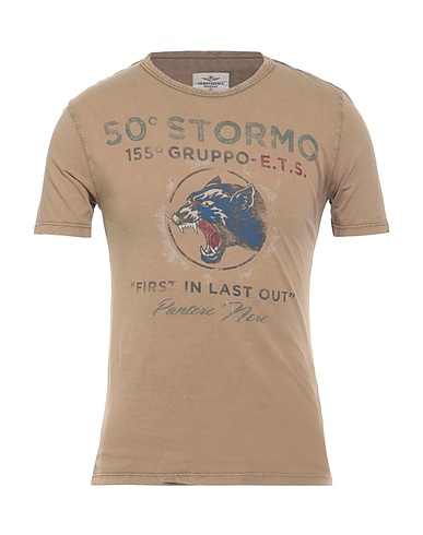AERONAUTICA MILITARE T-Shirt Khaki 100% Baumwolle