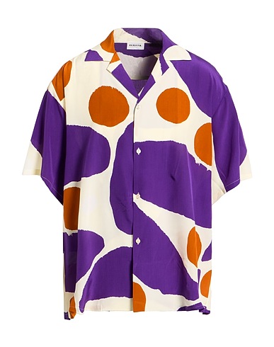 P.A.R.O.S.H. Patterned shirt Ivory 100% Silk