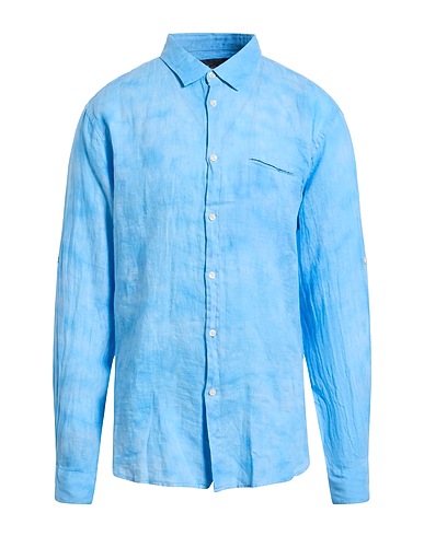 JOHN VARVATOS Linen shirt Light blue 100% Linen