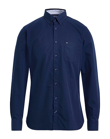 TOMMY HILFIGER Chemise de couleur unie 100% Coton