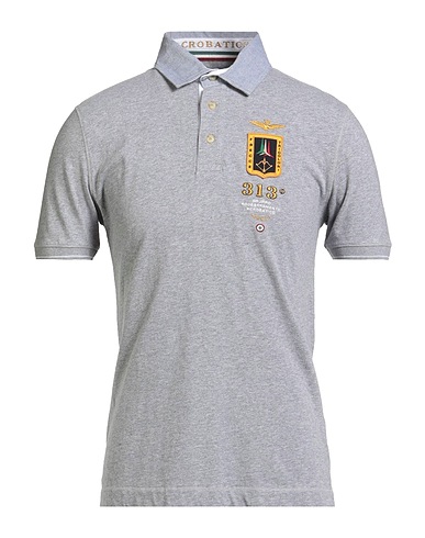AERONAUTICA MILITARE Polo Grigio 100% Cotone