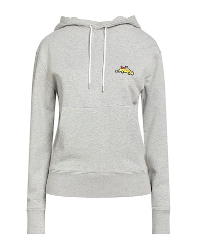 MAISON KITSUNÉ Hooded sweatshirt Light grey 100% Cotton