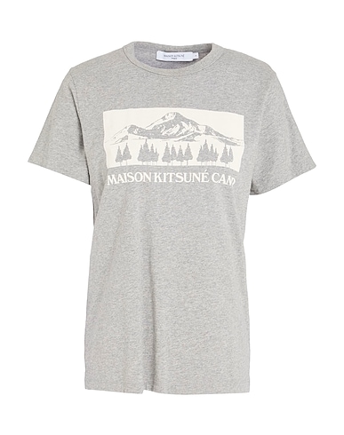 MAISON KITSUNÉ T-shirt Grey 100% Cotton