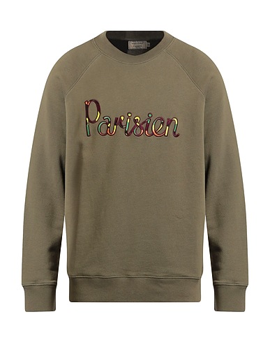MAISON KITSUNÉ Sweatshirt Military green 100% Cotton