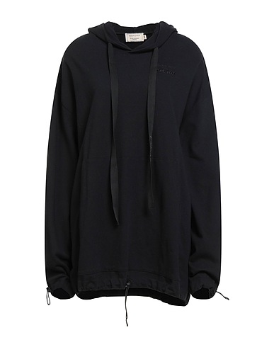 MAISON KITSUNÉ Felpa Nero 100% Cotone