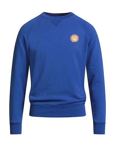 MAISON KITSUNÉ Felpa Blu china 100% Cotone