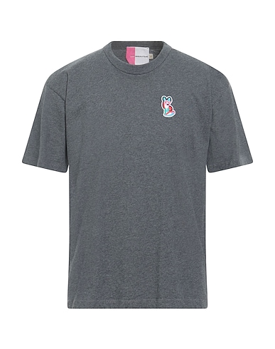 MAISON KITSUNÉ T-Shirt ACIDE Braungrau 100% Baumwolle