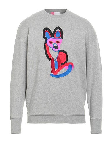 MAISON KITSUNÉ Sweatshirt ACIDE Light grey 100% Cotton