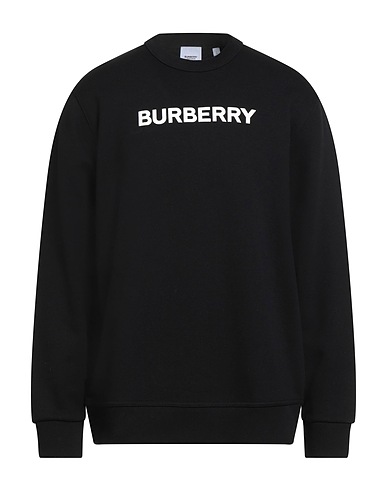 BURBERRY Sweatshirt Black 100% Cotton, Elastane