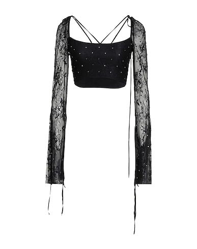 ANIYE RECORDS 탑 블랙 90% 폴리아미드, 10% 엘라스테인