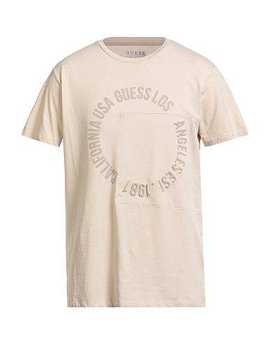 GUESS T-Shirt Cremeweiß 100% Baumwolle