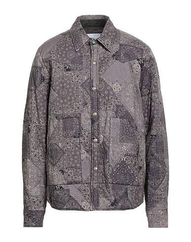 BLAST-OFF Camicia fantasia Grigio 100% Cotone