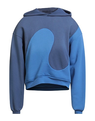 ERL Hooded track jacket  Slate blue 100% Cotton