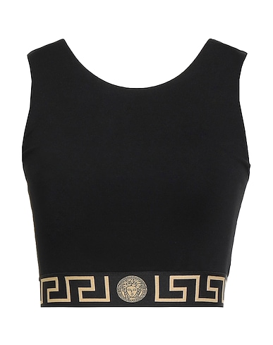 VERSACE Sportswear Black 70% Viscose, 21% Polyamide, 9% Elastane, Polyester
