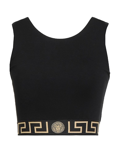 VERSACE Tops 70% Viscose, 21% Polyamide, 9% Elastane, Polyester