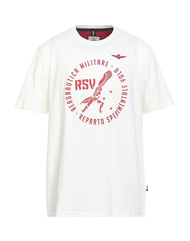 AERONAUTICA MILITARE T-shirt White 92% Cotton, 8% Elastane