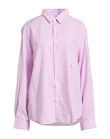 SPORTY & RICH Striped shirt Lilac 100% Tencel™