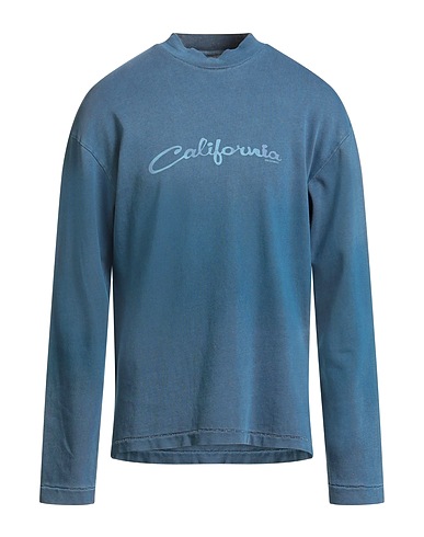 ERL T-shirt Slate blue 100% Cotton
