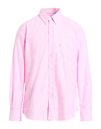BARBOUR Solid colour shirt Pink 100% Cotton
