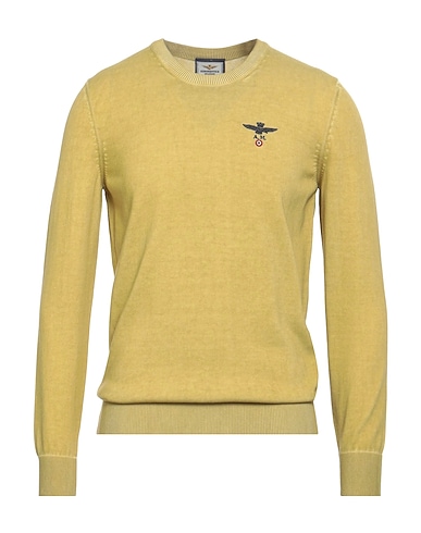 AERONAUTICA MILITARE Pullover Verde salvia 75% Cotone, 25% Viscosa