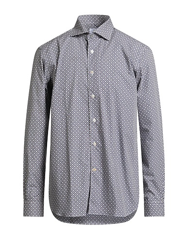 EDIZIONI LIMONAIA Patterned shirt Blue 100% Cotton