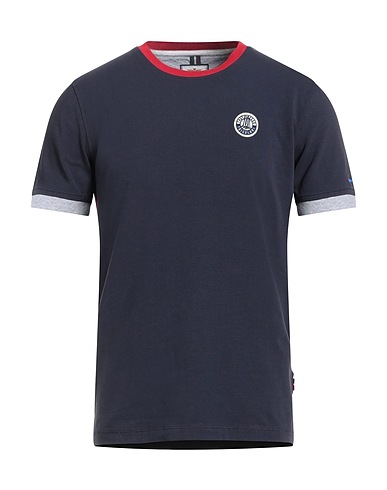 AERONAUTICA MILITARE T-shirt FRECCE TRICOLORI Navy blue 92% Cotton, 8% Elastane