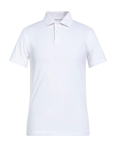 GUESS Polo Blanco 95% Algodón, 5% Elastán