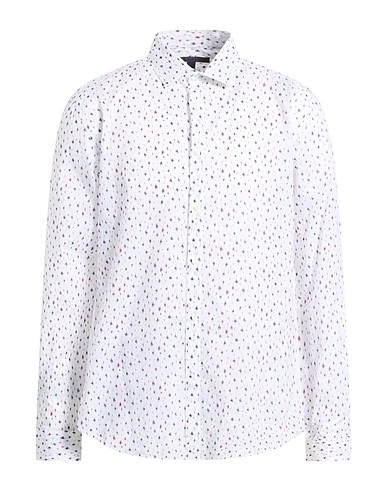 JOHN VARVATOS Patterned shirt White 100% Cotton