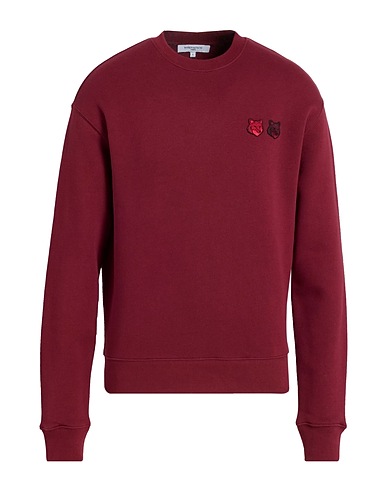 MAISON KITSUNÉ Sweatshirt Bordeaux 100% Baumwolle
