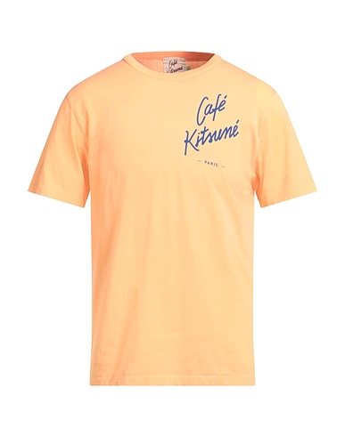 MAISON KITSUNÉ T-shirt CAFÉ KITSUNÉ Orange 100% Cotton