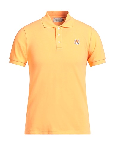 MAISON KITSUNÉ Poloshirt Orange 100% Baumwolle