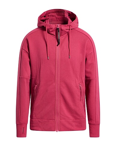 C.P. COMPANY Hooded track jacket  Garnet 100% Cotton