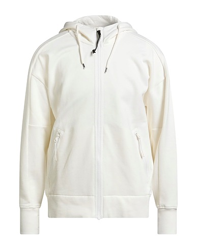 C.P. COMPANY Hoodie Cremeweiß 100% Baumwolle