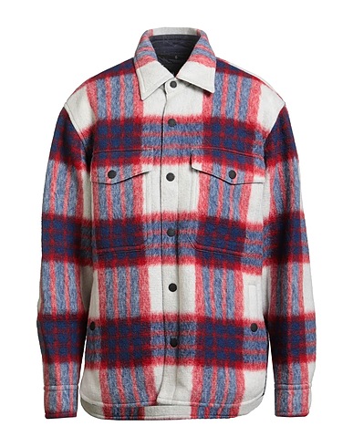 MONCLER GRENOBLE Jacket Blue 63% Wool, 35% Polyester, 2% Acrylic