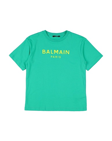 BALMAIN T-shirt Green 100% Cotton