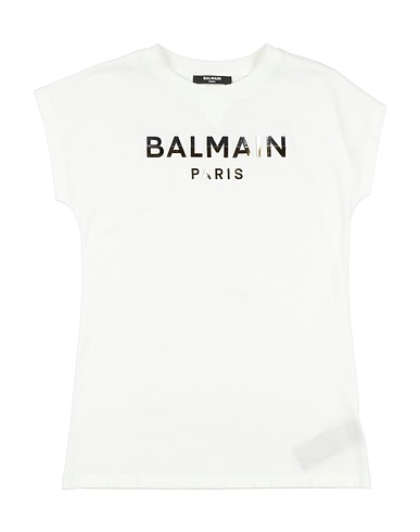 BALMAIN Dress White 100% Cotton