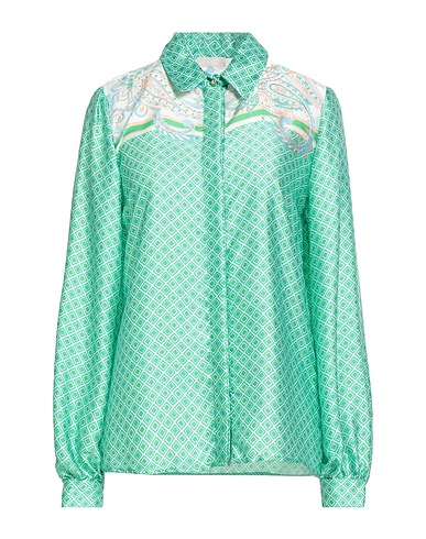 LIU •JO Patterned shirts & blouses Green 100% Polyester