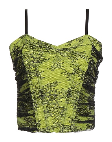 LIU •JO Bustier Lime green 85% Polyester, 15% Polyamide