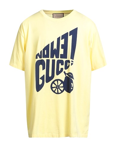 GUCCI T-shirt Yellow 100% Cotton