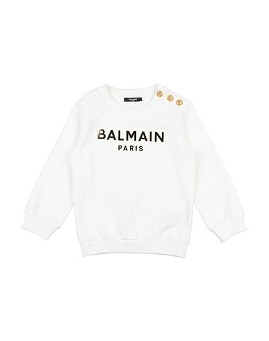 BALMAIN Sweatshirt Weiß 100% Baumwolle