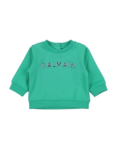 BALMAIN Sweatshirt Green 100% Cotton