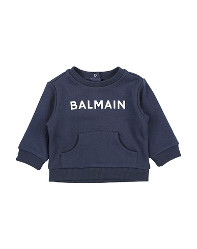 BALMAIN Sweatshirt Nachtblau 100% Baumwolle
