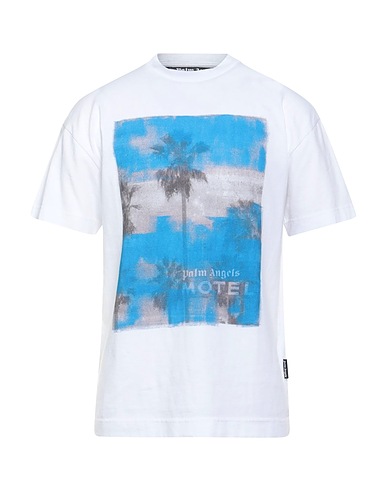 PALM ANGELS T-shirt White 100% Cotton, Polyester