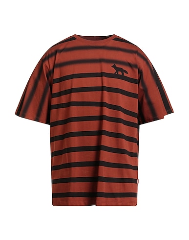 MAISON KITSUNÉ T-shirt X KAJSA Brown 100% Cotton