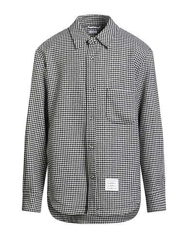THOM BROWNE Patterned shirt Black 100% Cotton