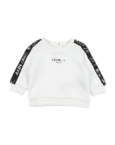 BALMAIN Sweatshirt White 100% Cotton, Polyester