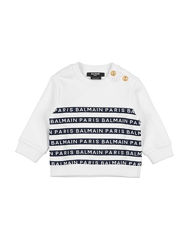 BALMAIN Sweatshirt Midnight blue 100% Cotton, Elastane